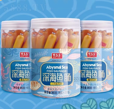 贊多多深海魚(yú)腸360克