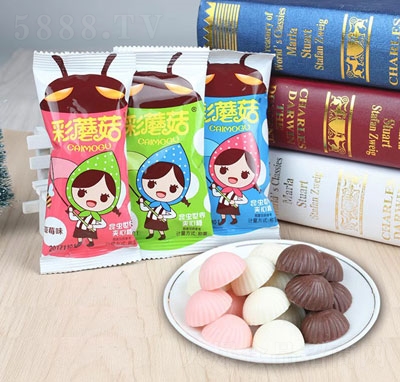 彩蘑菇昆蟲世界夾心糖