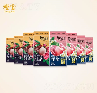 橙寶草本宣言茉果汁茶飲料商超貨源