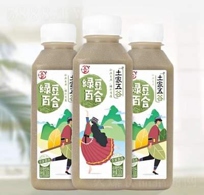 土家五谷綠豆百合谷物飲料（瓶）