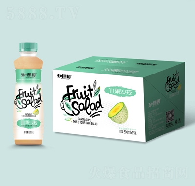 玉川果園水果沙拉哈密瓜味復合果汁飲料500ml×15瓶