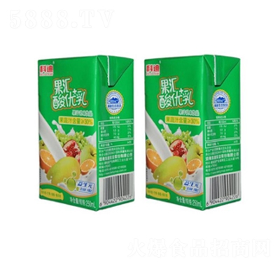 科迪果匯酸優(yōu)乳乳味飲品250ml招商代理送禮禮品
