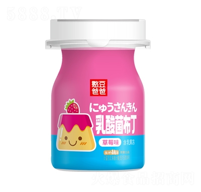 憨豆爸爸乳酸菌布丁草莓味含乳果凍散稱(chēng)計(jì)量