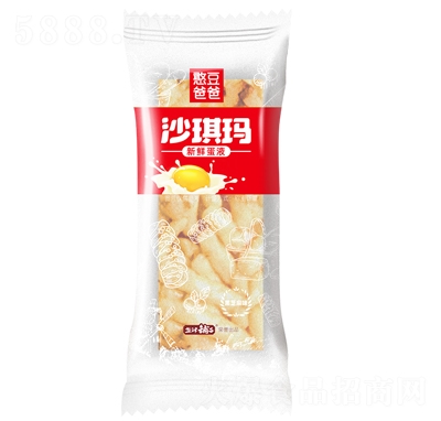 憨豆爸爸沙琪瑪新鮮蛋液散稱(chēng)早餐糕點(diǎn)辦公室零食