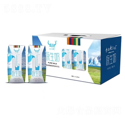莊園牧場圣湖利樂鉆原聲奶250ml*12盒