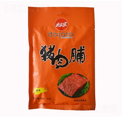 大家樂原味豬肉脯（70g）休閑肉類零食