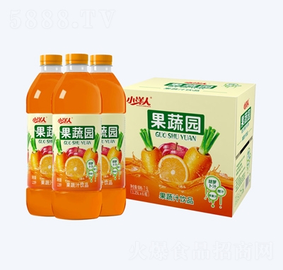小洋人果蔬汁飲品休閑飲料1.25L×6瓶招商代理