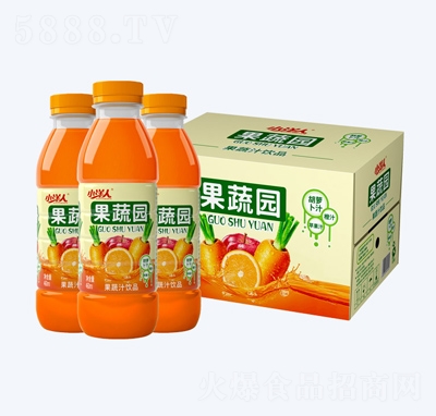 小洋人果蔬汁飲品休閑飲料460ml×15瓶招商代理