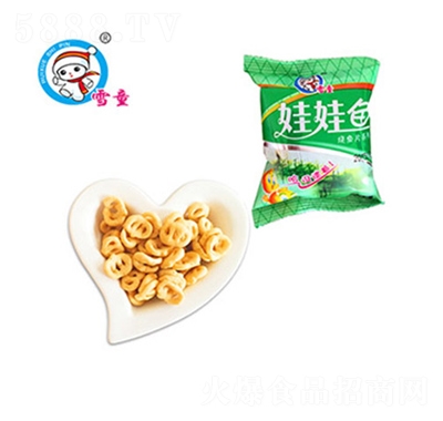 雪童娃娃魚薯片膨化食品招商代理商超貨源送女友零食