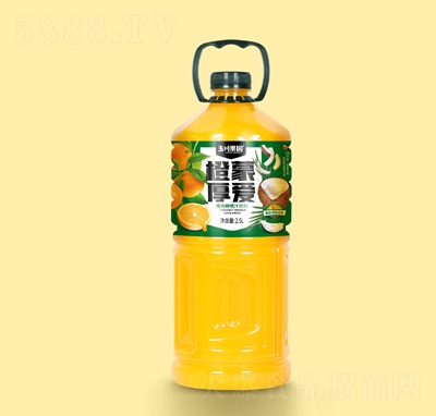 2.5L玉川果園椰肉柳橙汁果汁飲料
