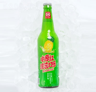 中原紅波蕊口樂菠蘿味碳酸飲料汽水招商