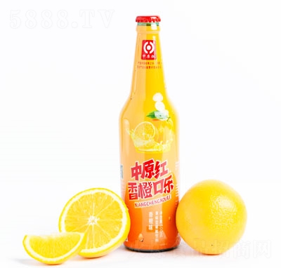 中原紅香橙口樂碳酸飲料香橙味汽水