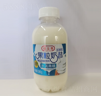 椰至尊果粒奶昔冰淇淋味380g酸奶風(fēng)味飲料招商代理