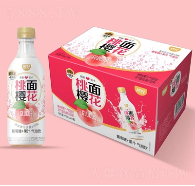 明好葡萄糖桃果汁氣泡飲含氣復合果汁450ml×15瓶