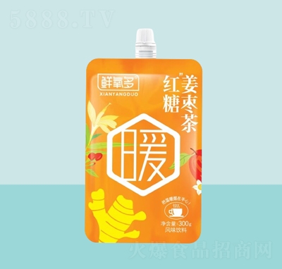 鮮氧多紅糖姜棗茶風(fēng)味飲料300g