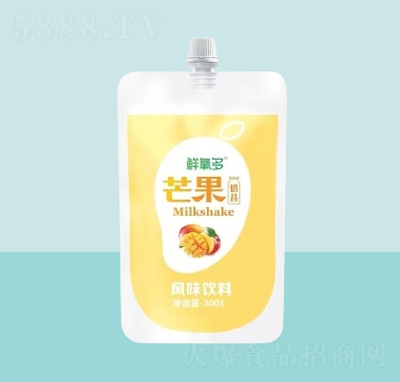 鮮氧多芒果奶昔風(fēng)味飲料300g