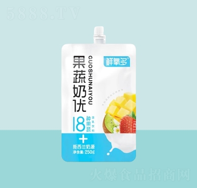 鮮氧多果蔬奶優(yōu)含乳飲料250g