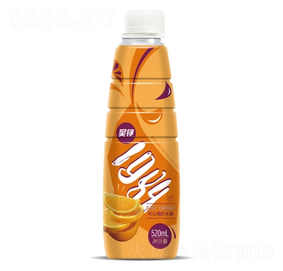 吳錚橙子果粒風(fēng)味飲料520ml