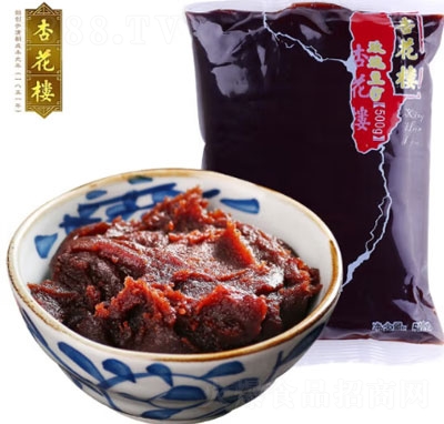 杏花樓玫瑰豆沙餡料500g糕點(diǎn)點(diǎn)心