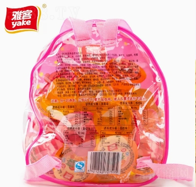 雅客營(yíng)養(yǎng)動(dòng)車組快樂小書包果凍布丁零食果凍