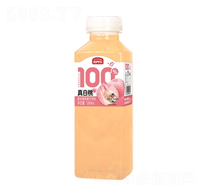 倍養(yǎng)樂(lè)真白桃復(fù)合果肉果汁飲料500ml
