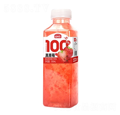 倍養(yǎng)樂(lè)真草莓復(fù)合果肉果汁飲料500ml