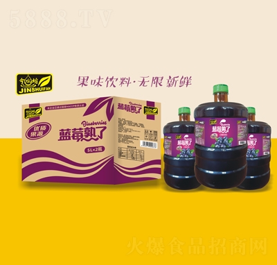 今水坊藍(lán)莓熟了風(fēng)味飲料5LX2瓶