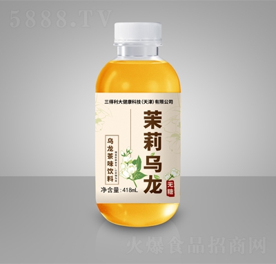 柯菲雪茉莉烏龍茶味飲料418ml