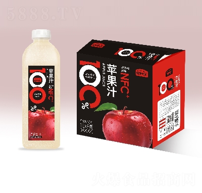 倍養(yǎng)樂(lè)果汁飲料蘋(píng)果汁1L×8瓶