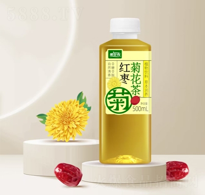 果全有紅棗菊花茶植物飲料500ml