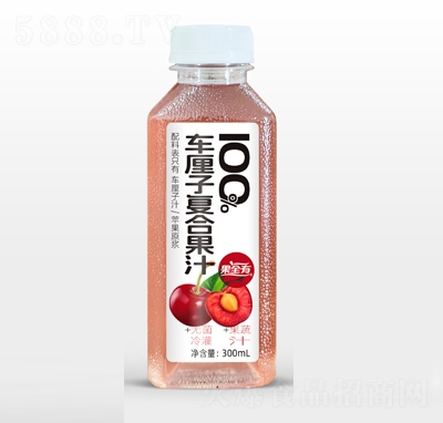 果全有100%車?yán)遄訌?fù)合果汁300ml