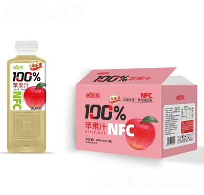果全有NFC100%蘋果汁500mlX15瓶