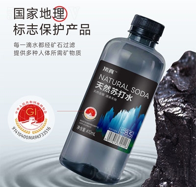 頂真天然蘇打水瓶裝410g