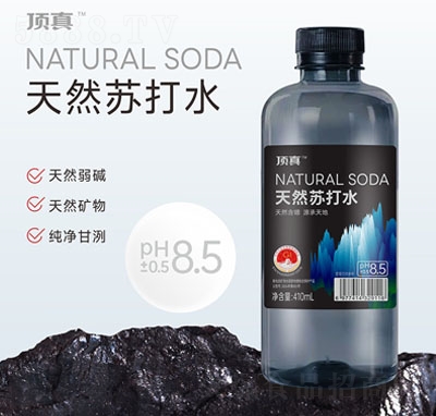 頂真天然蘇打水瓶裝410ml