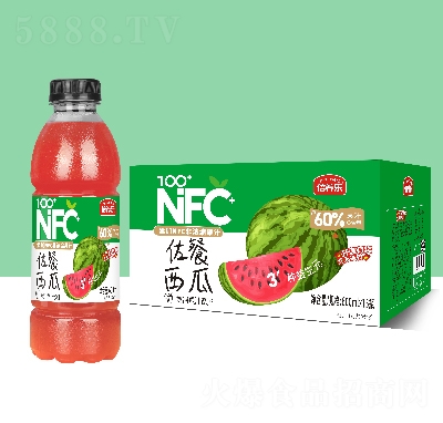 倍養(yǎng)樂(lè)佐餐西瓜復(fù)合果汁飲料600ml×15瓶